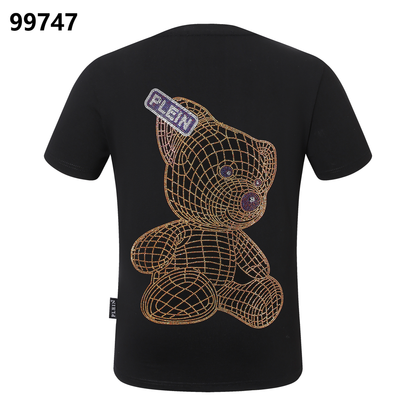 PHILIPP PLEIN Rundhals-T-Shirt Teddy Strass Teddybär