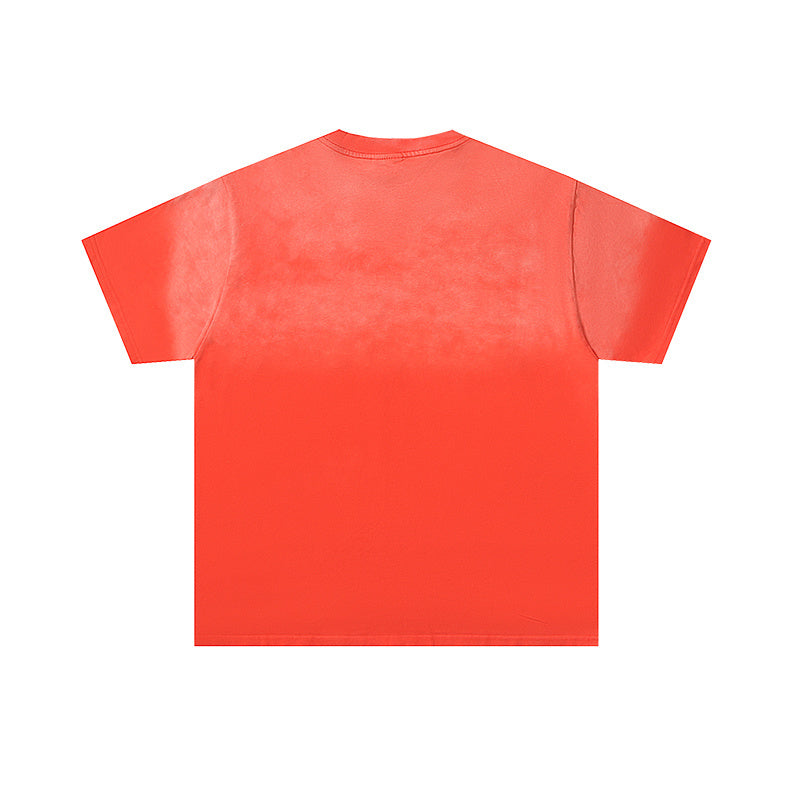 ヴィンテージ風レトロウォッシュTシャツ