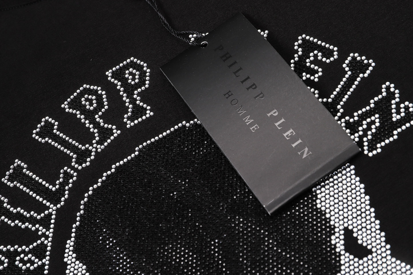 PHILIPP PLEIN Rundhals-T-Shirt mit Totenkopf-Motiv