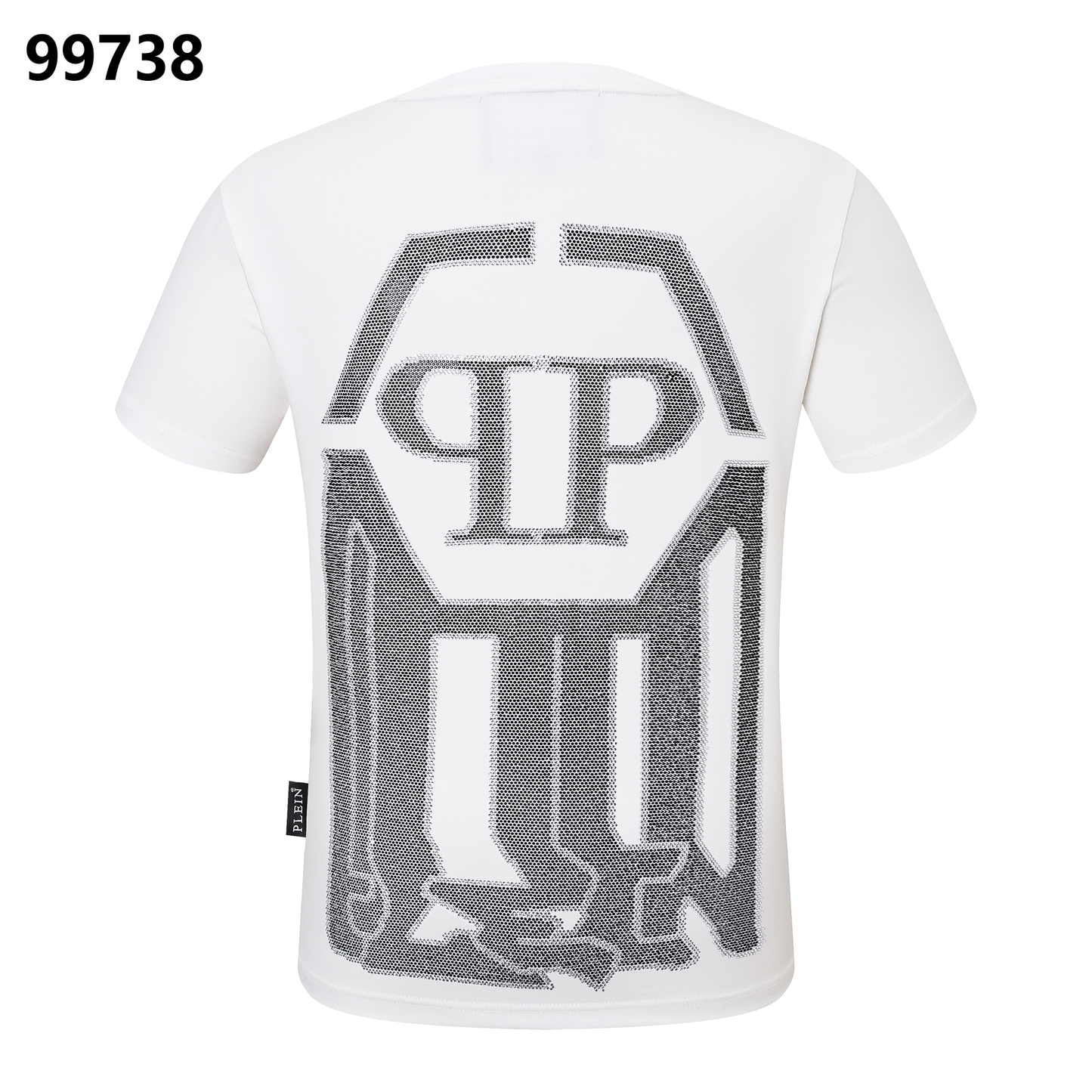 PHILIPP PLEIN Rundhals-T-Shirt mit Letter-Print