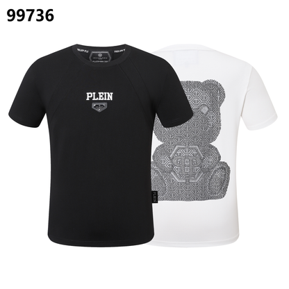 PHILIPP PLEIN Round Neck T-Shirt Teddy Bear