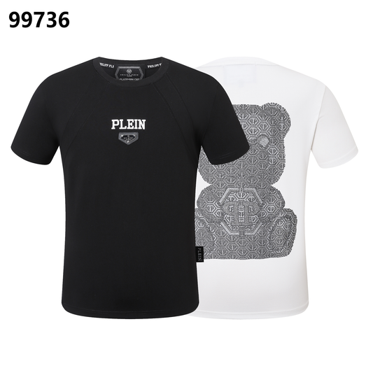 PHILIPP PLEIN Round Neck T-Shirt Teddy Bear