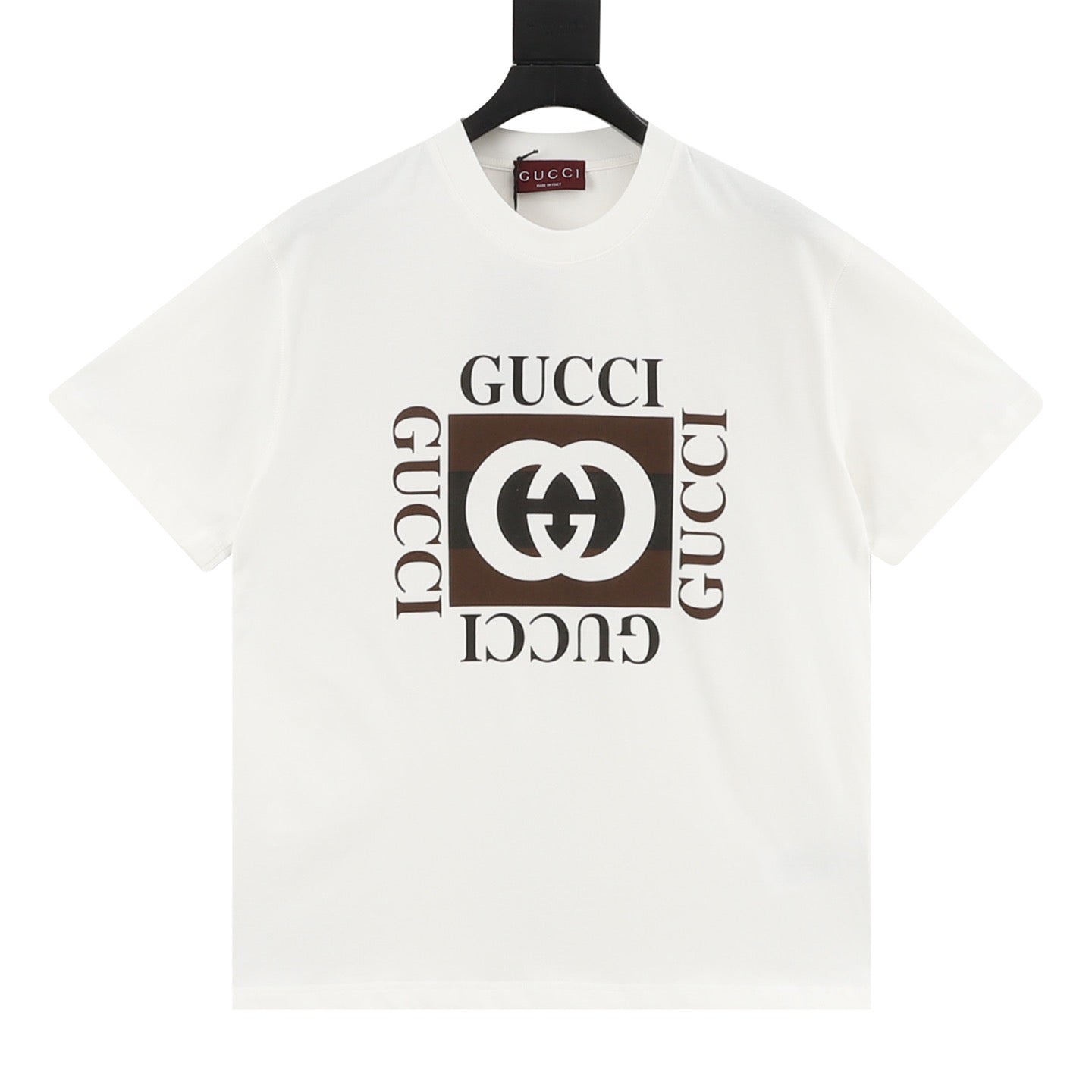 Gucci Classic Totem Print Short-Sleeve Shirt