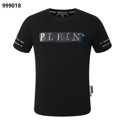 PHILIPP PLEIN Round-Neck T-Shirt with Metal Letters