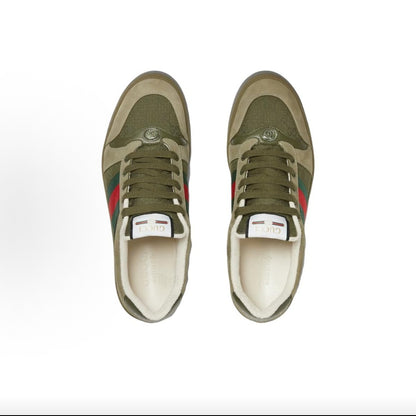 GUCCI Screener Canvas Retro Logo Men's Green