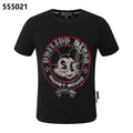 フィリップ プレイン ミッキーマウス プリント クルーネック Tシャツ