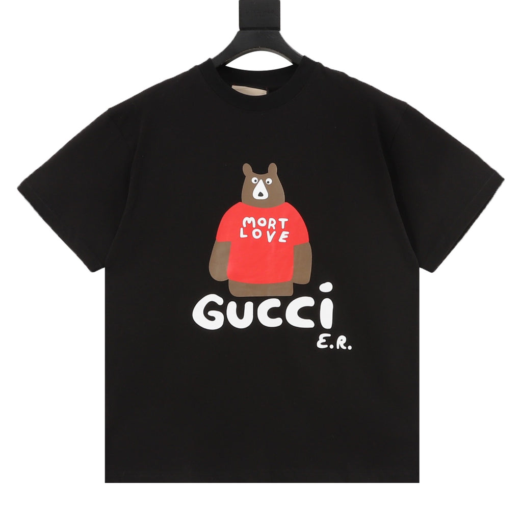 Gucci 26ss Fun Cartoon Collection Short-Sleeve Shirt