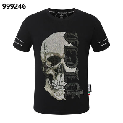 PHILIPP PLEIN Skull-Print Crew-Neck T-Shirt