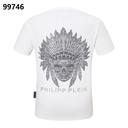 PHILIPP PLEIN Gradient-Printed Skull Crew Neck T-Shirt