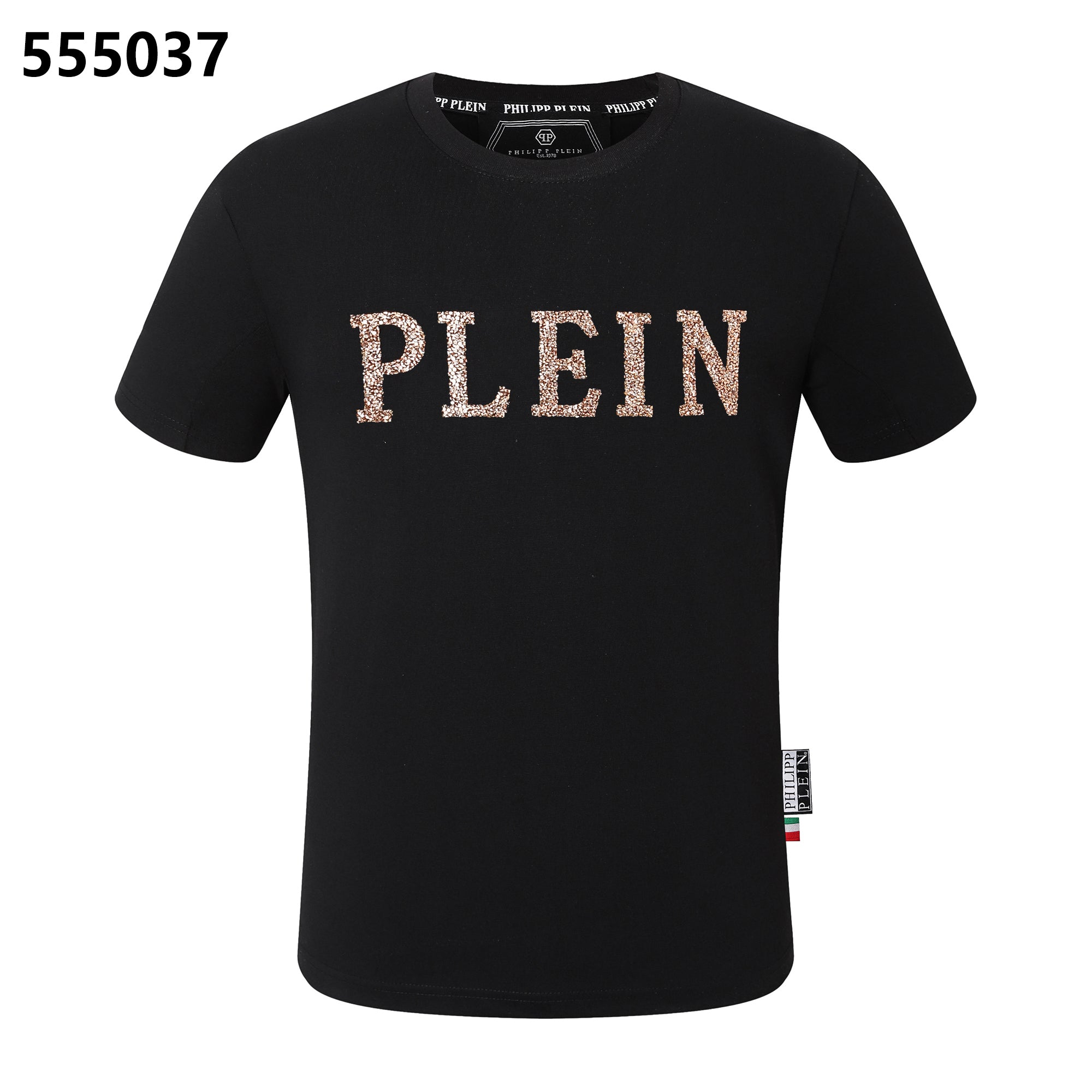 PHILIPP PLEIN レタープリント クルーネック Tシャツ
