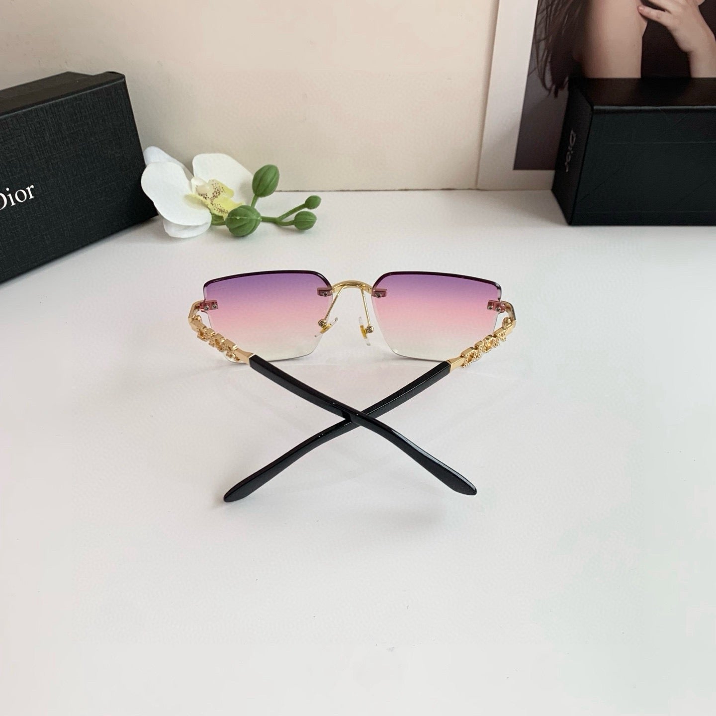 Lunettes de soleil de luxe Dior — Lunettes haut de gamme
