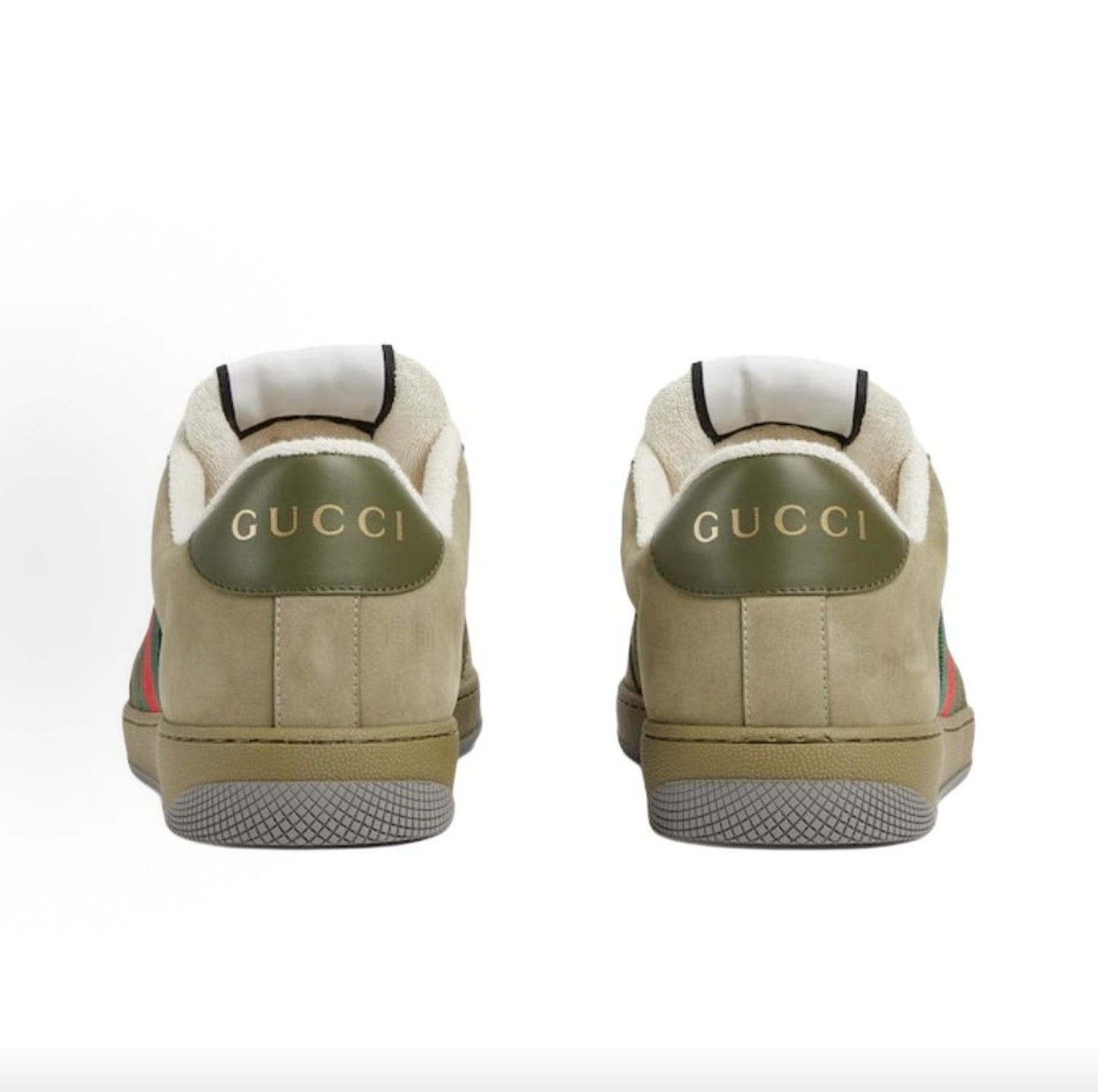 GUCCI Screener Canvas Retro Logo Men's Green