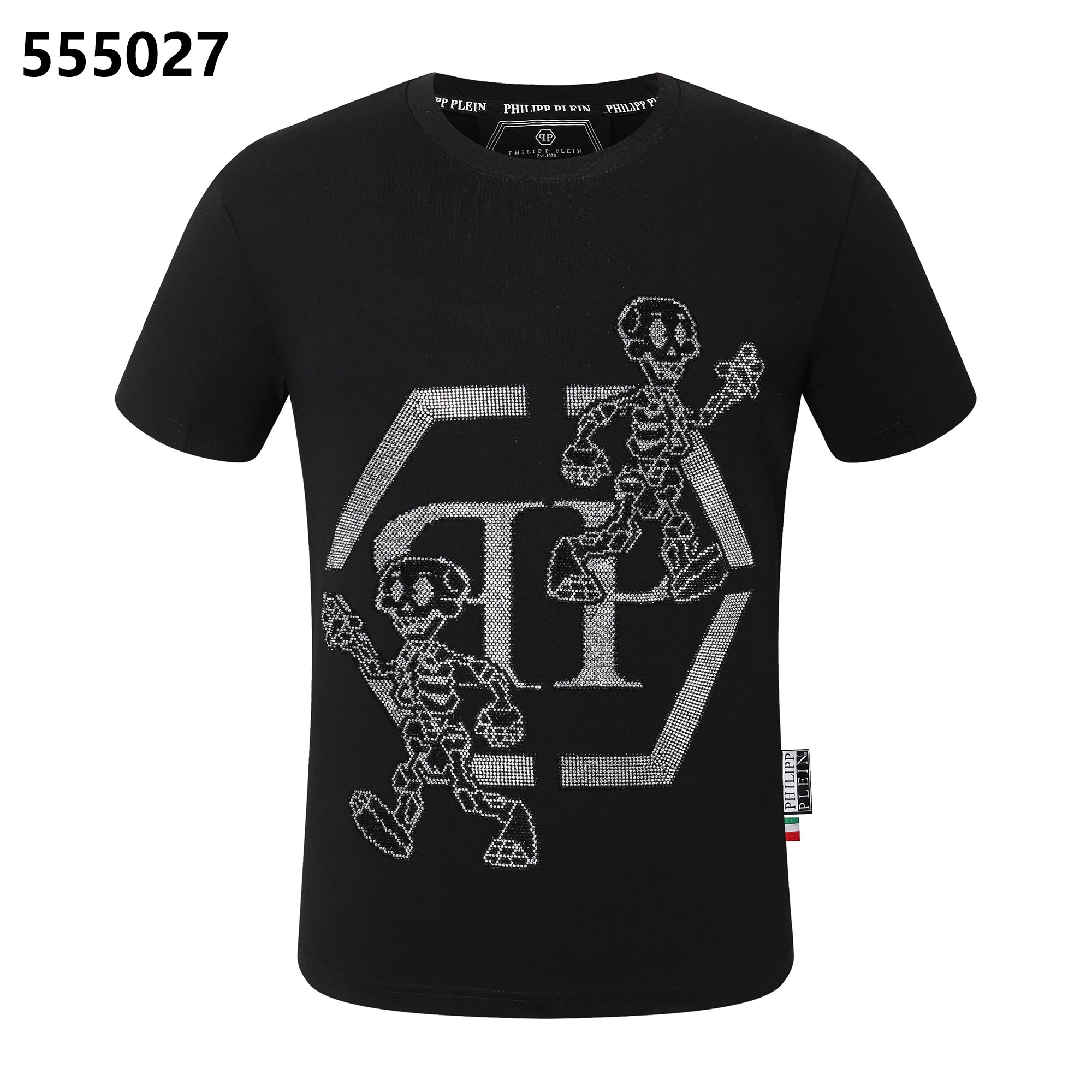 PHILIPP PLEIN スカルプリント クルーネックTシャツ
