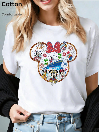Cartoon Easy Going T-Shirt