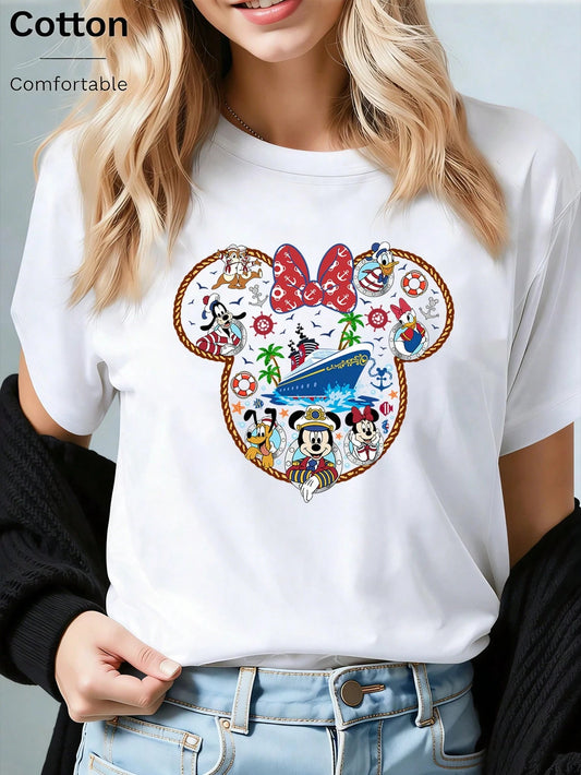 Cartoon Easy Going T-Shirt