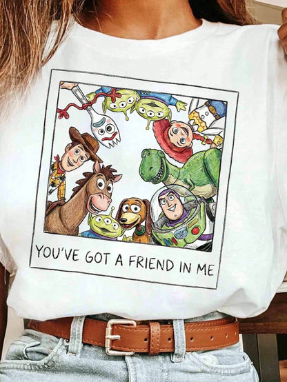 Cartoon Easy Going T-Shirt