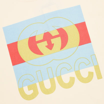 Gucci Short-Sleeve T-Shirt with Double G Print
