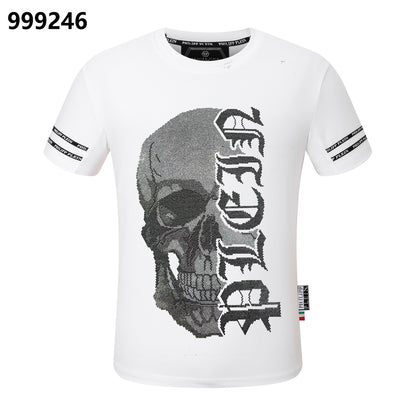 PHILIPP PLEIN Skull-Print Crew-Neck T-Shirt