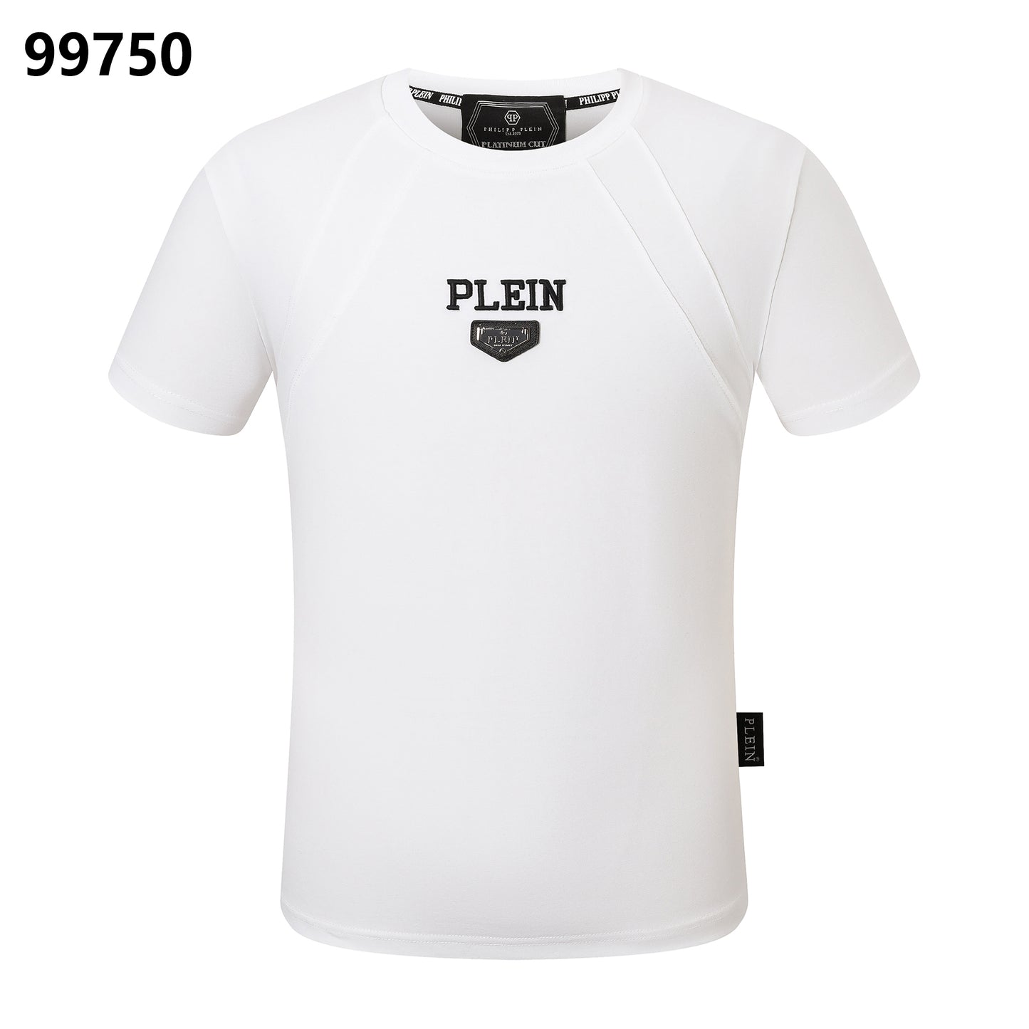 PHILIPP PLEIN T-Shirt mit Totenkopf-Print, Strassbesatz und Rundhalsausschnitt