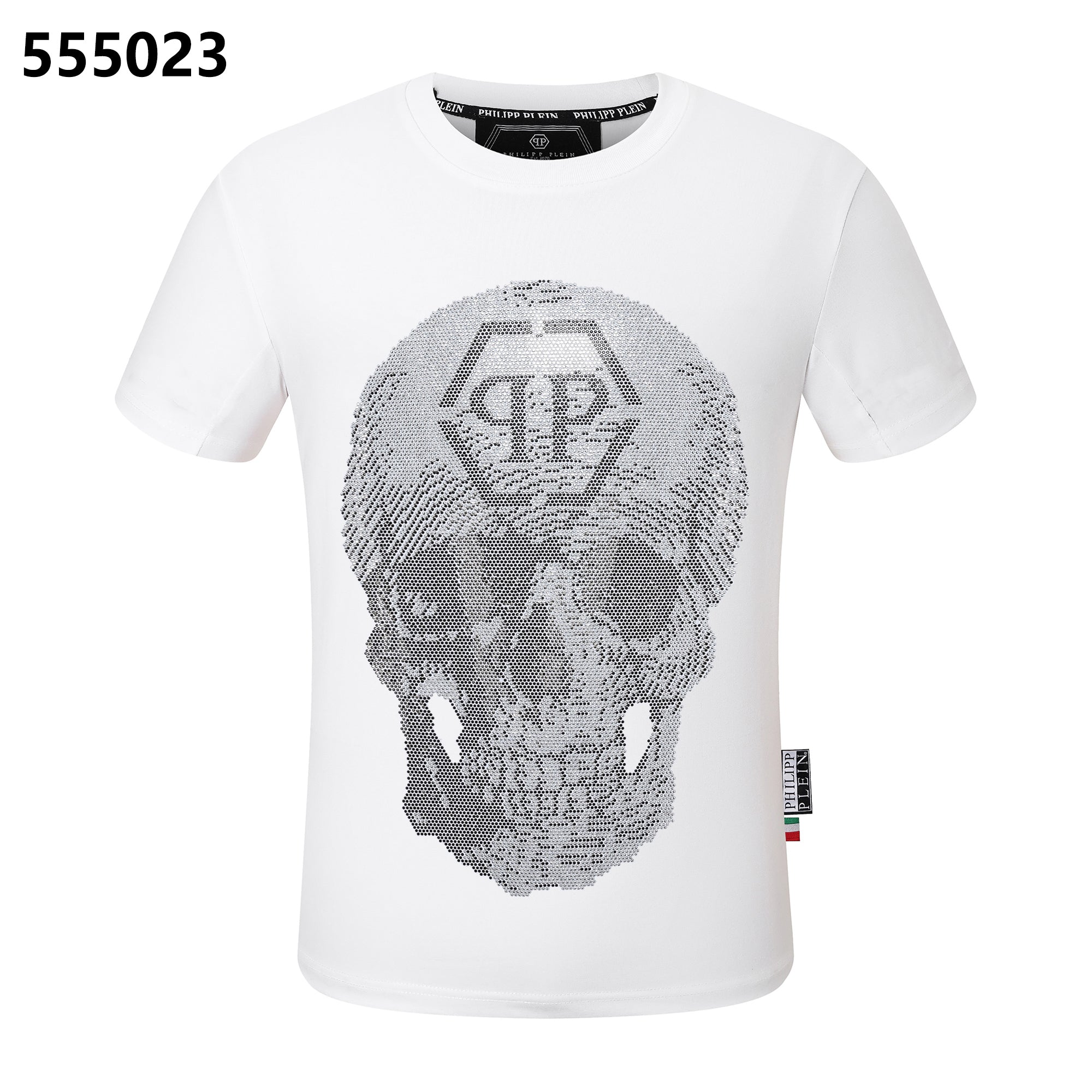 PHILIPP PLEIN スカルデザイン ラウンドネックTシャツ