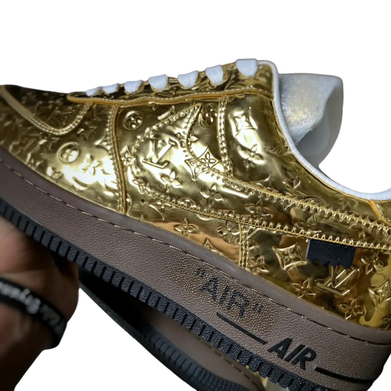 Louis Vuittоп x AF1 By Virgil Abloh ‘Black’