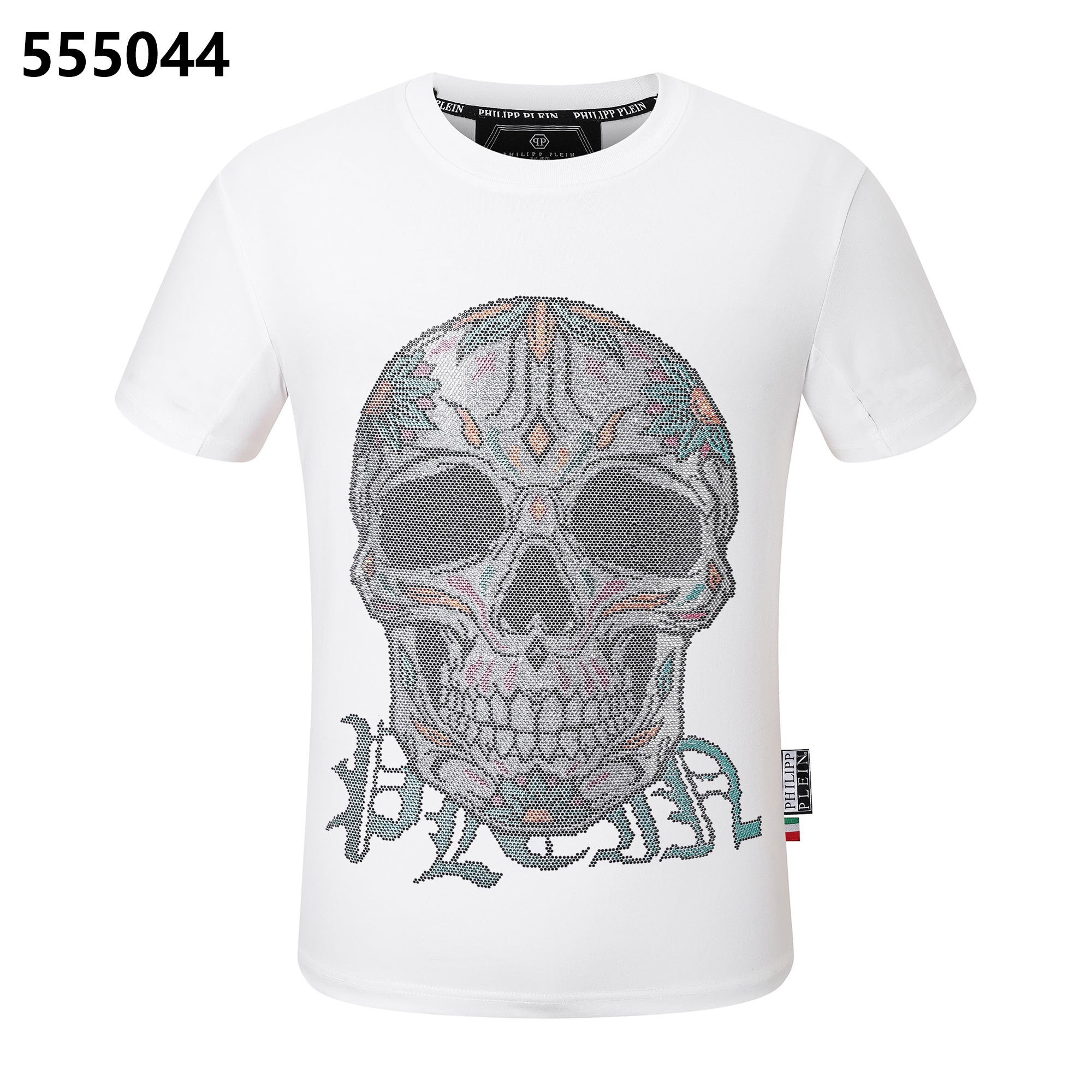 PHILIPP PLEIN スカルプリント クルーネック Tシャツ