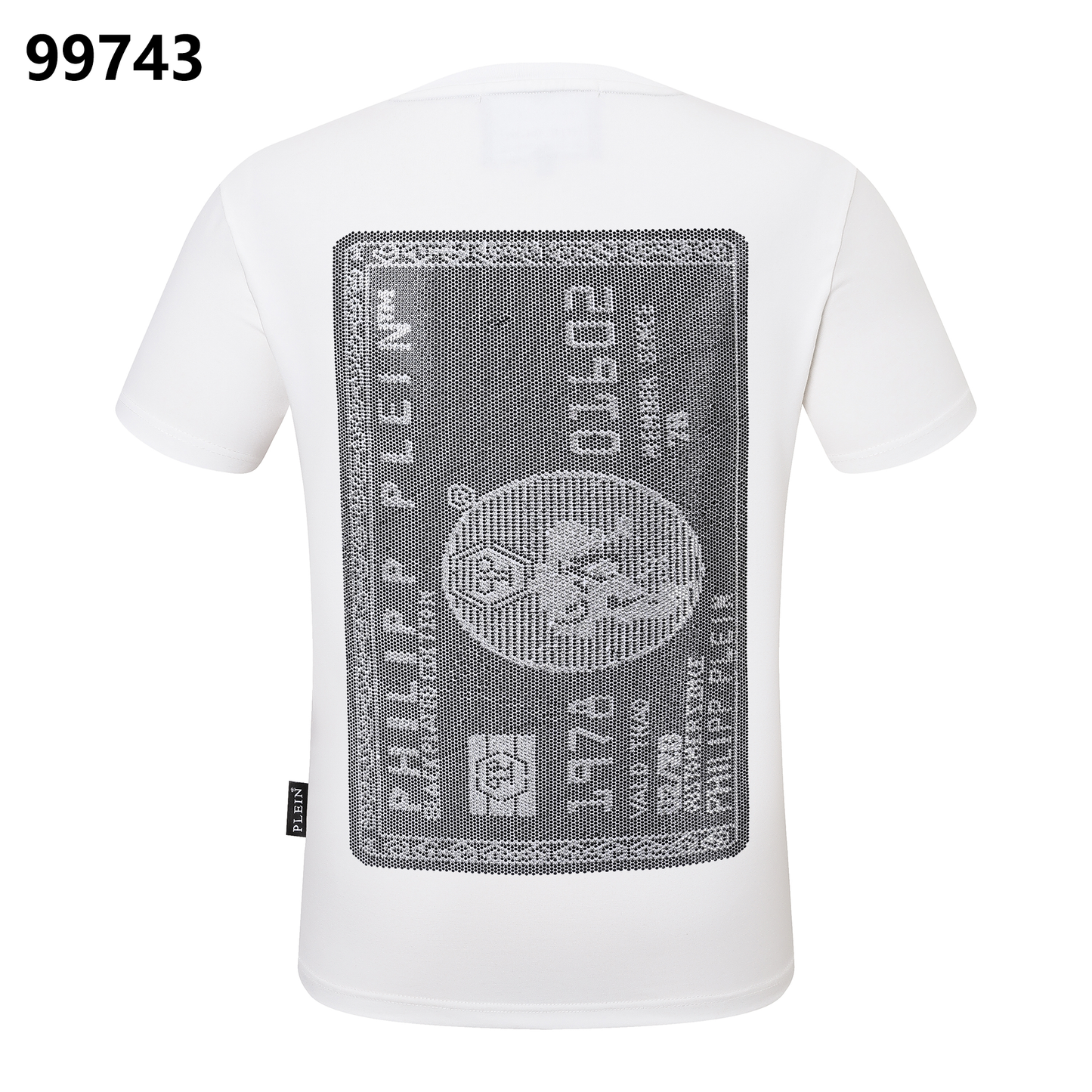 PHILIPP PLEIN “1978” Skull Diamond-Embellished Crew Neck T-Shirt