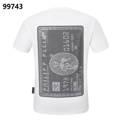 PHILIPP PLEIN “1978” Skull Diamond-Embellished Crew Neck T-Shirt