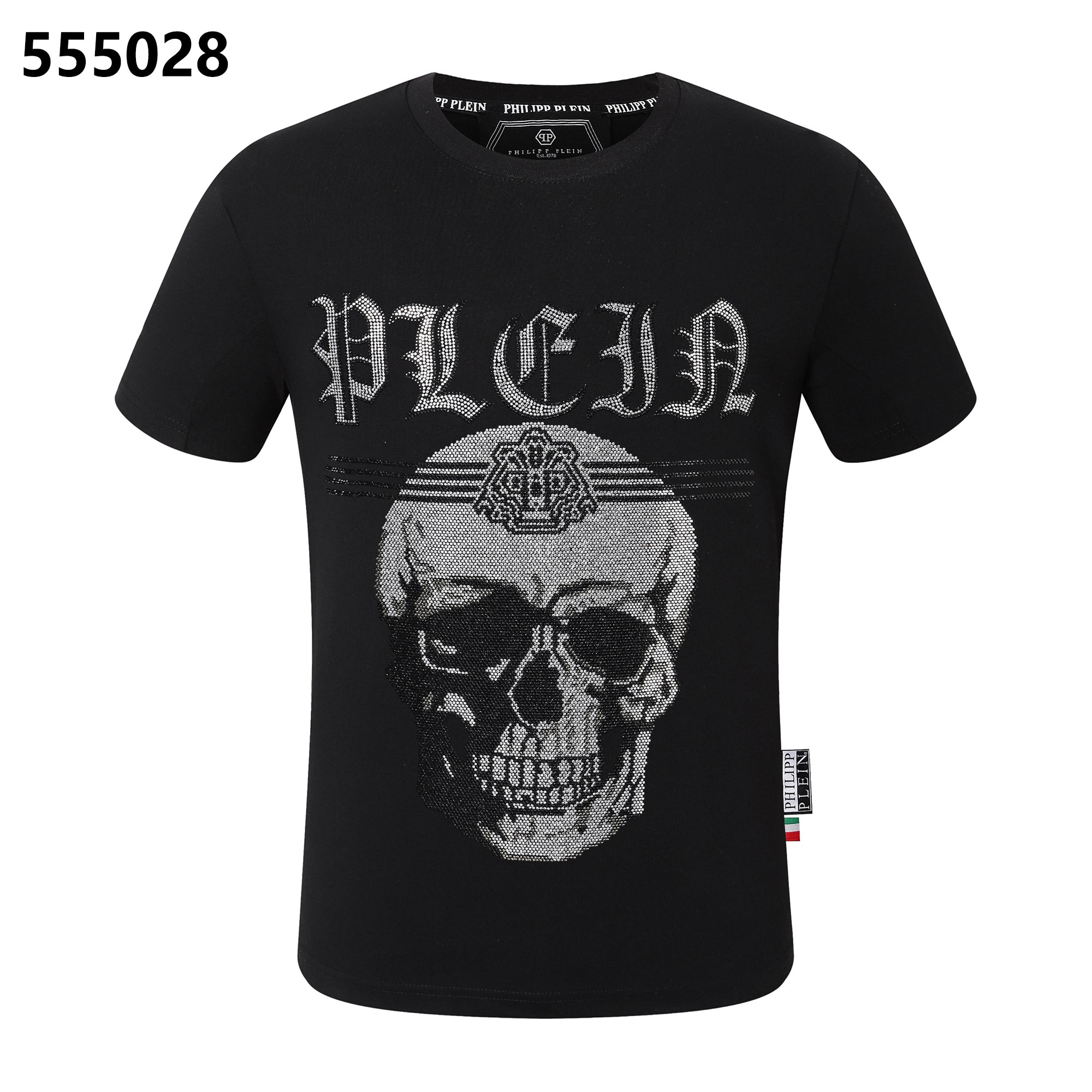 PHILIPP PLEIN スカルプリント クルーネック Tシャツ