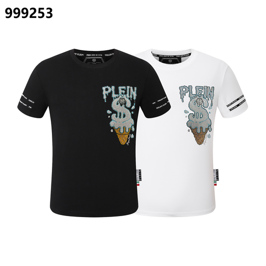 PHILIPP PLEIN Ice Cream Print Crew Neck T-Shirt