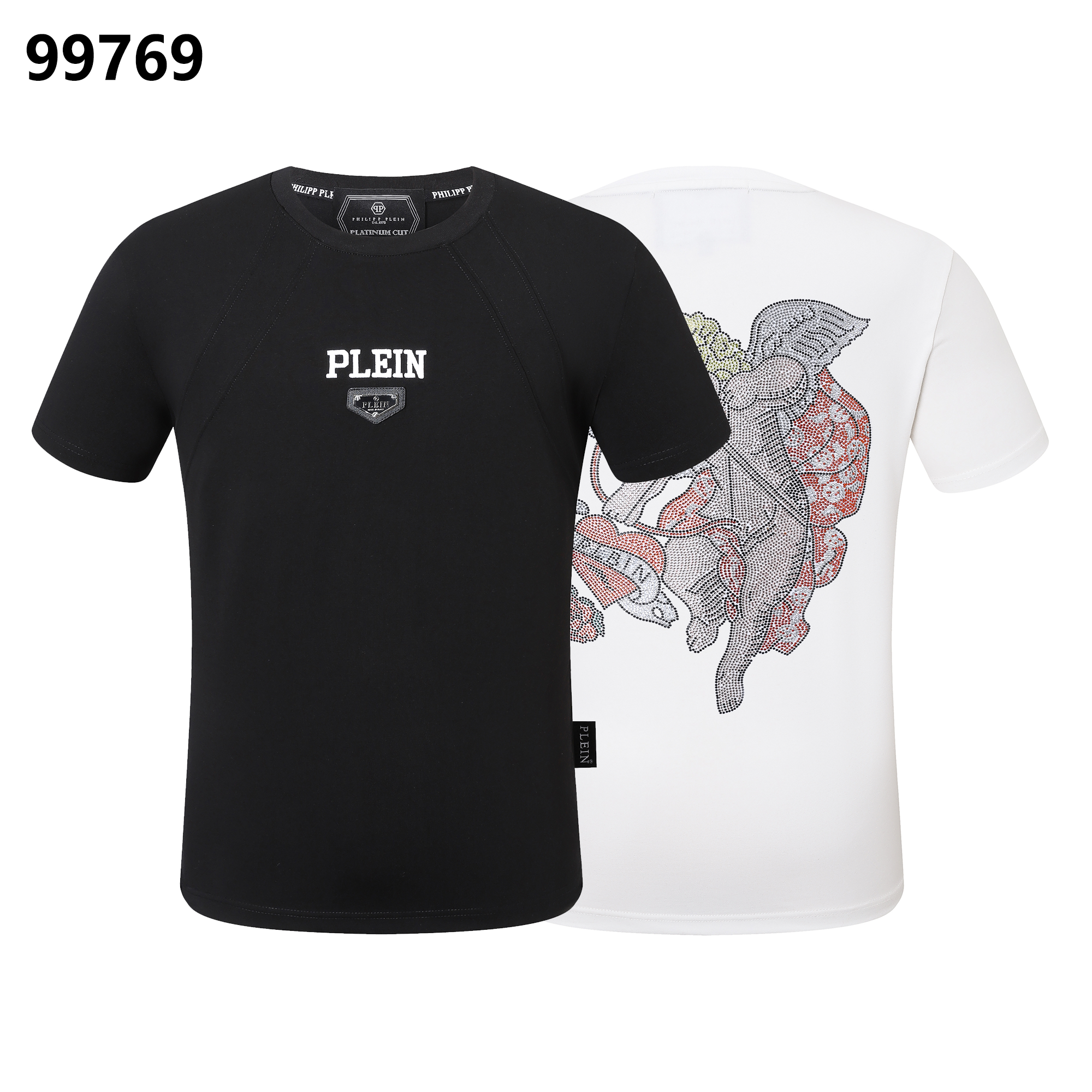 PHILIPP PLEIN キューピッド クルーネック Tシャツ
