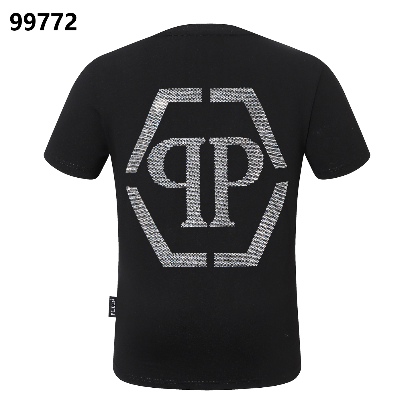PHILIPP PLEIN Rundhals-T-Shirt mit Buchstaben-Print