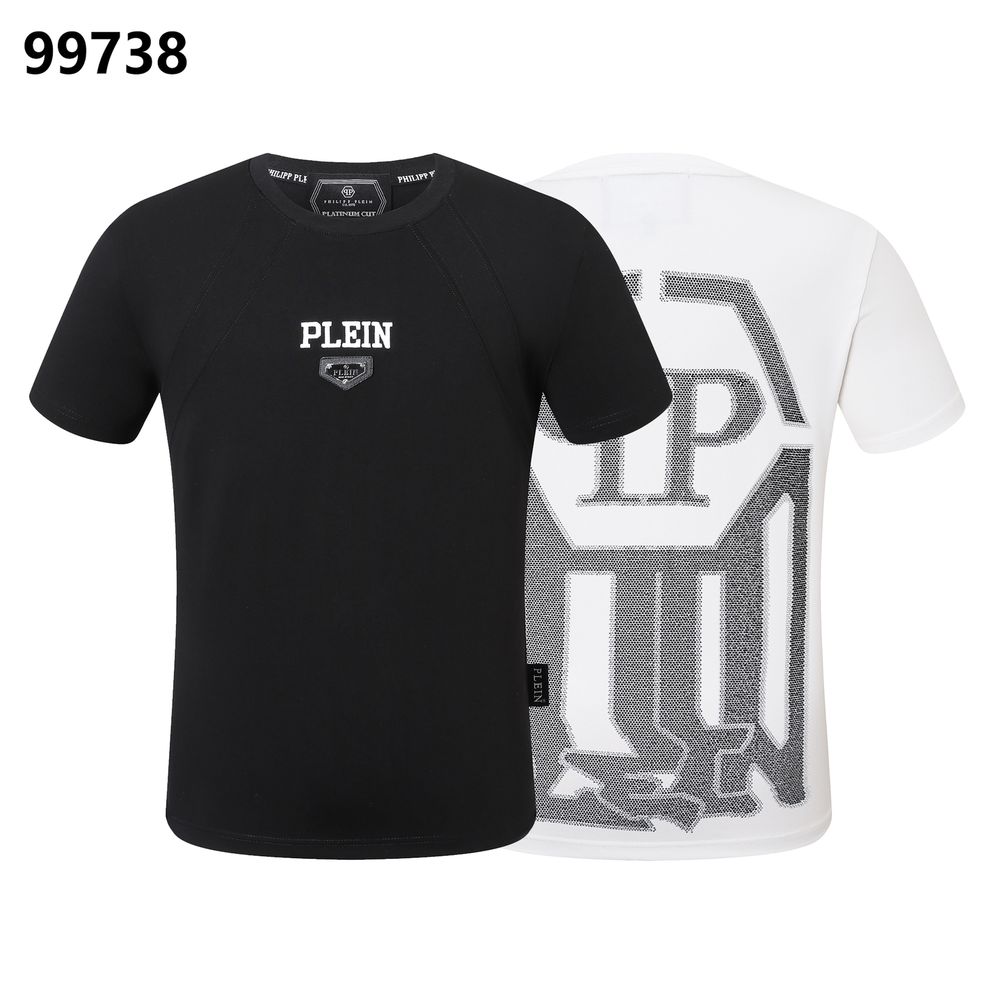 PHILIPP PLEIN Rundhals-T-Shirt mit Letter-Print