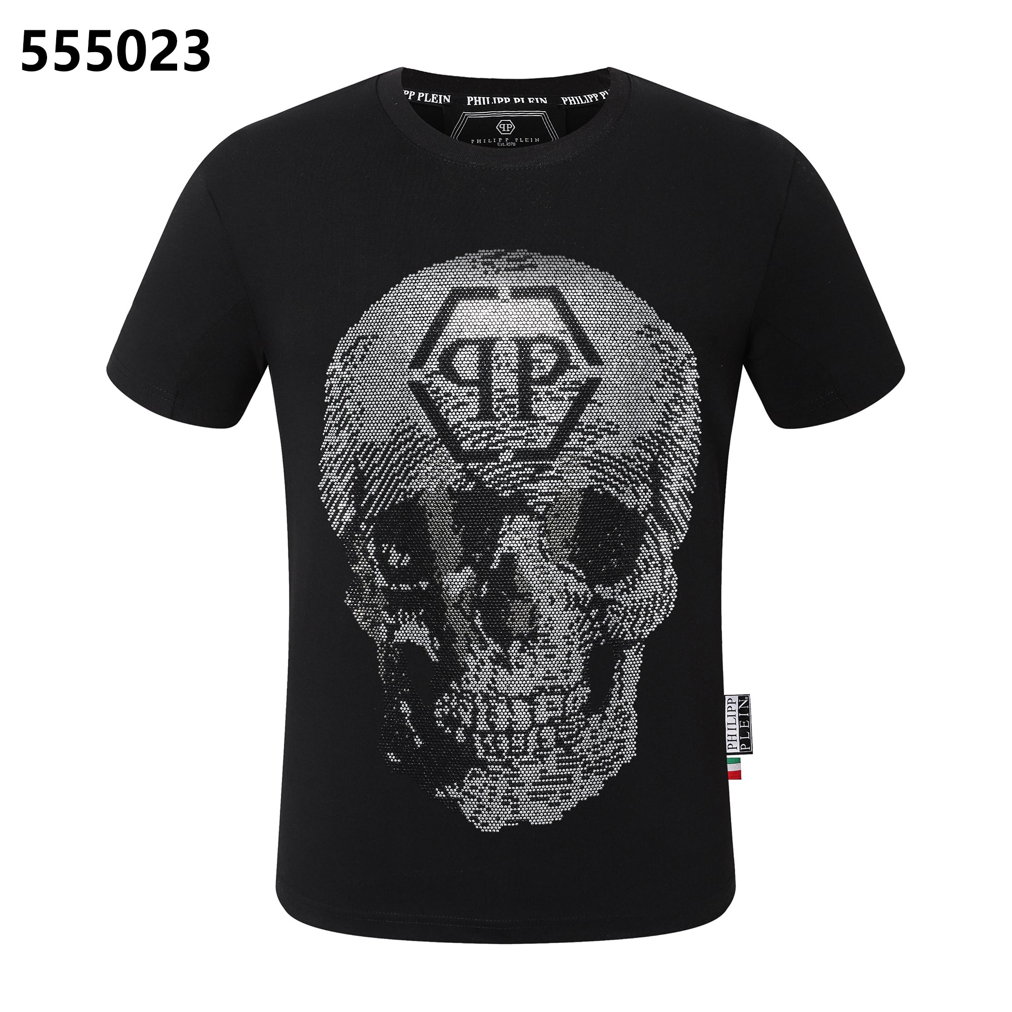 PHILIPP PLEIN スカルデザイン ラウンドネックTシャツ