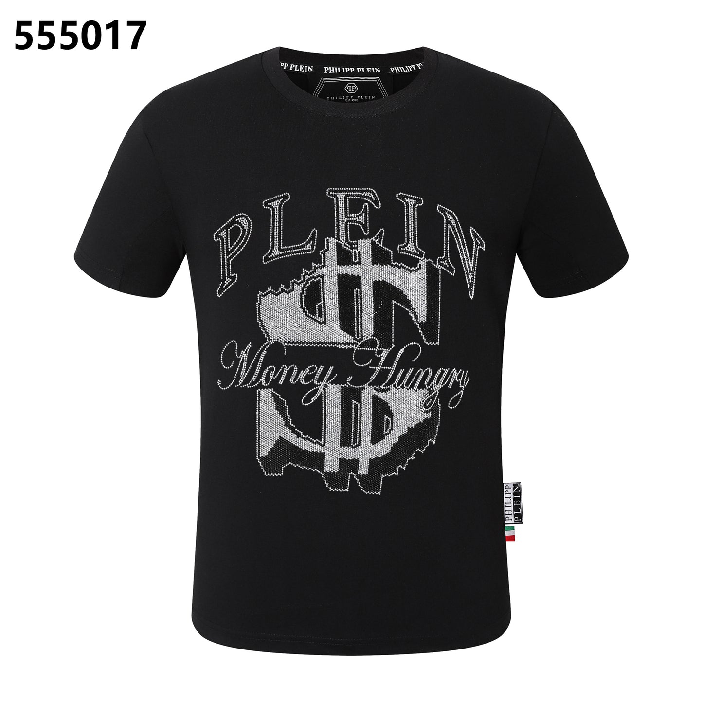 PHILIPP PLEIN T-Shirt mit Money Logo und Rundhalsausschnitt