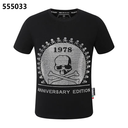 PHILIPP PLEIN 1978 Skull-Print Crew-Neck T-Shirt