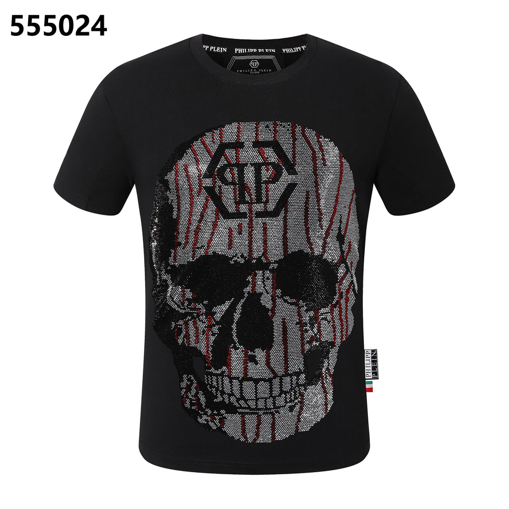PHILIPP PLEIN スカルデザイン ラウンドネックTシャツ