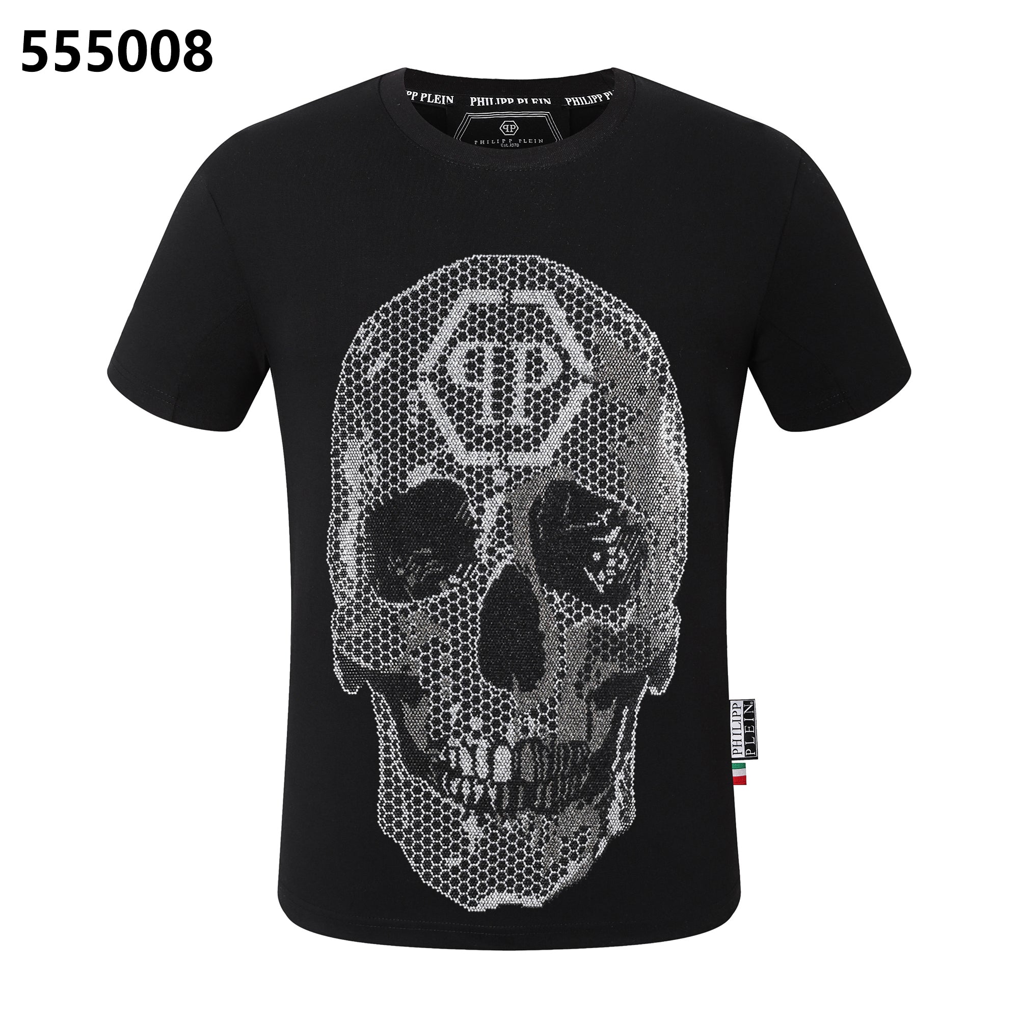 PHILIPP PLEIN スカルプリント クルーネック Tシャツ