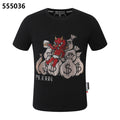 PHILIPP PLEIN デーモンプリントクルーネックTシャツ