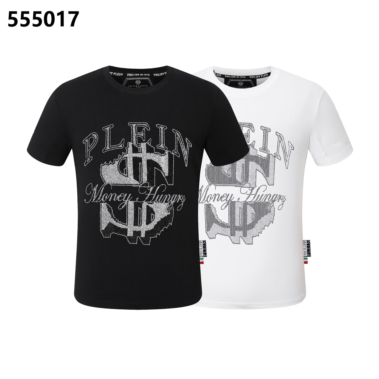 PHILIPP PLEIN T-Shirt mit Money Logo und Rundhalsausschnitt