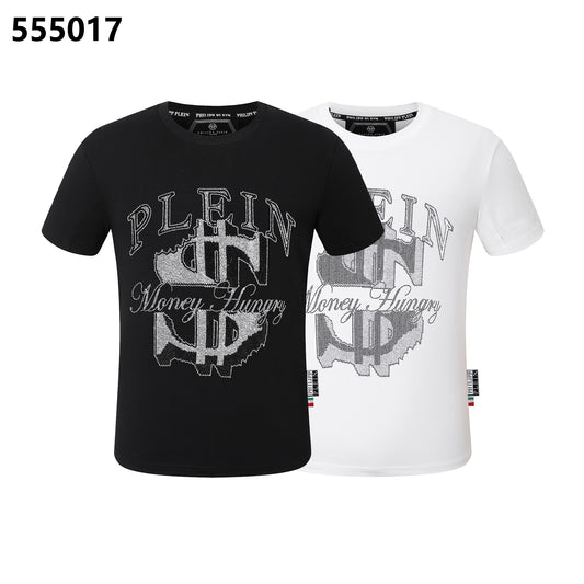 PHILIPP PLEIN Money Logo Crew Neck T-Shirt