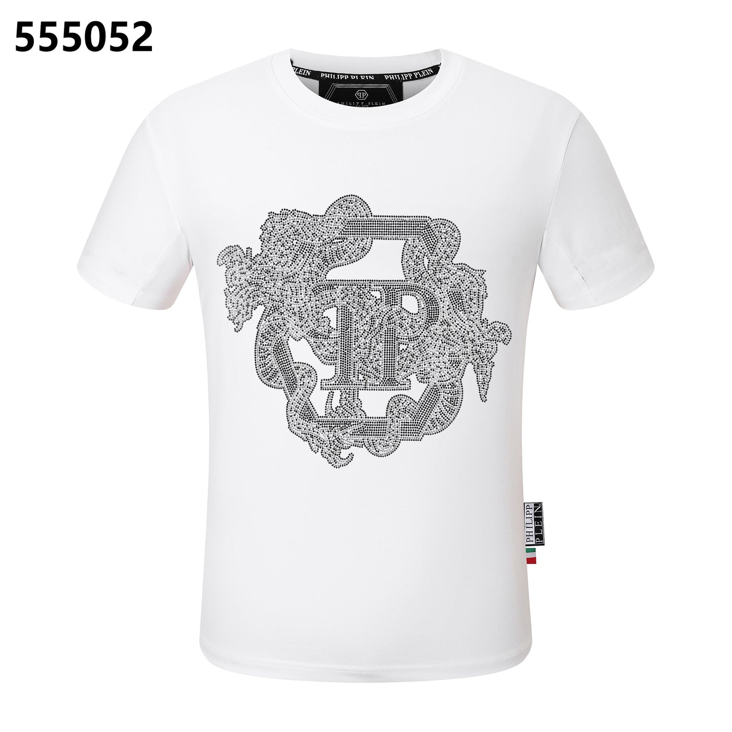 PHILIPP PLEIN Diamond-Embellished Crew-Neck T-Shirt