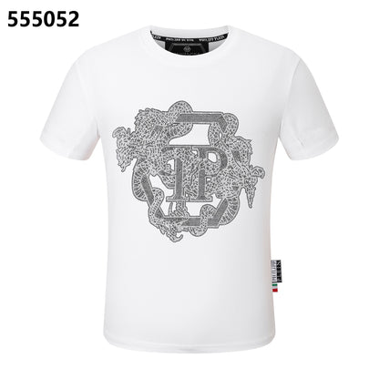 PHILIPP PLEIN Diamond-Embellished Crew-Neck T-Shirt