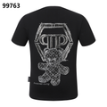 PHILIPP PLEIN ベア刺繍 ラウンドネックTシャツ