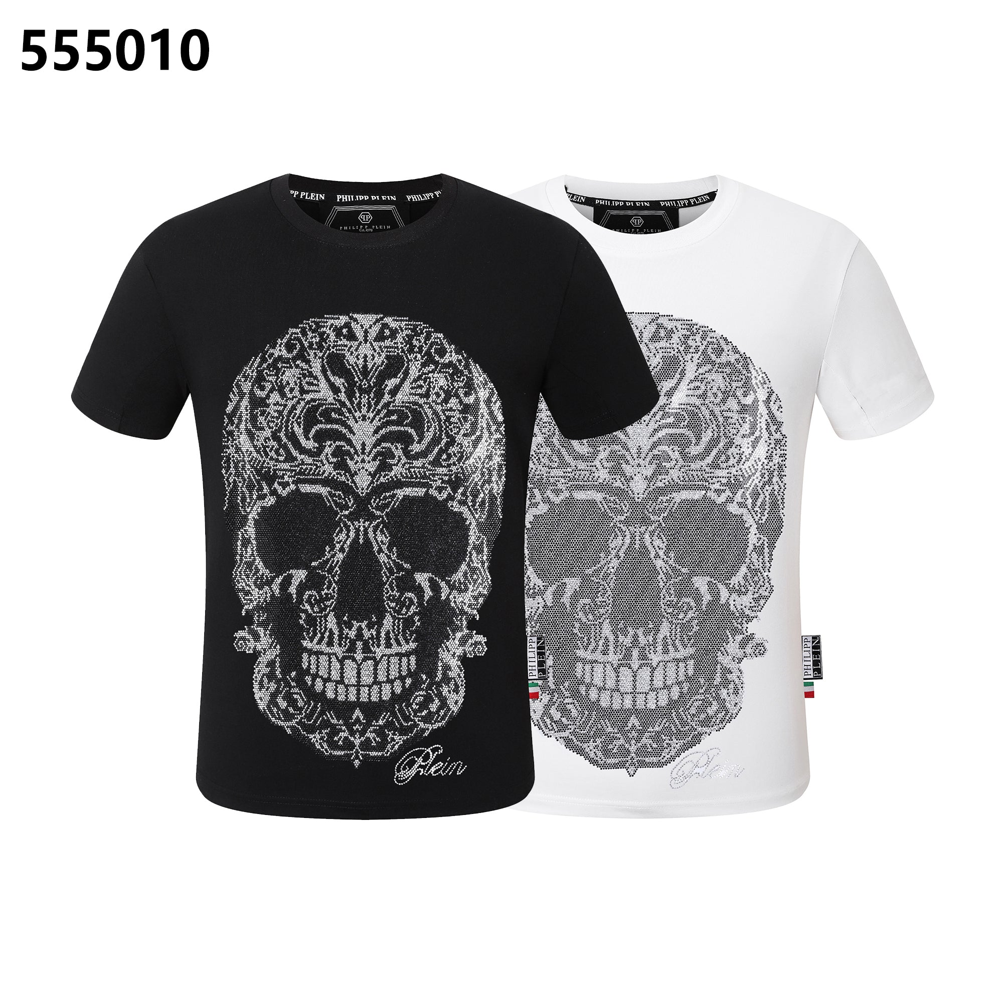 PHILIPP PLEIN スカルプリント クルーネック Tシャツ