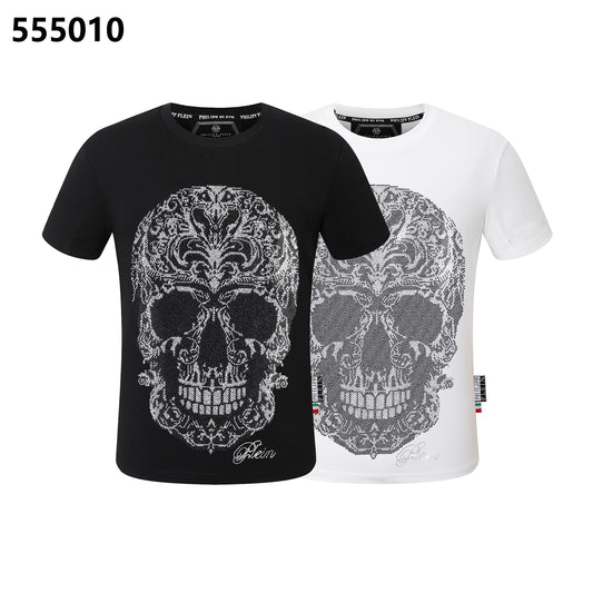 PHILIPP PLEIN Skull-Print Crew-Neck T-Shirt