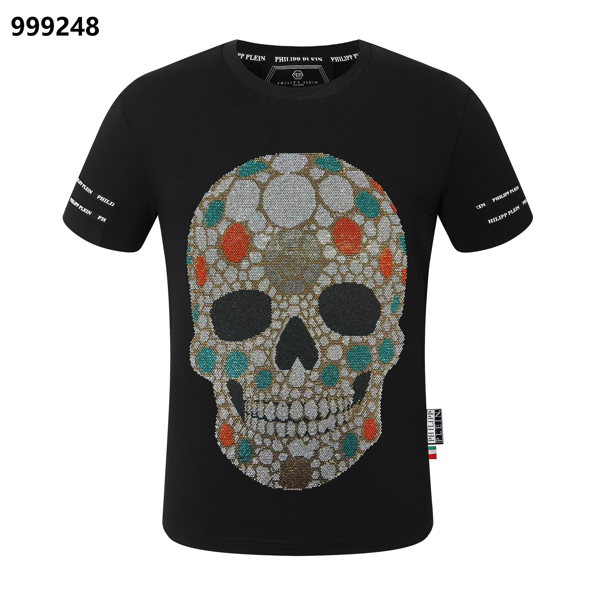 PHILIPP PLEIN スカルプリント クルーネック Tシャツ