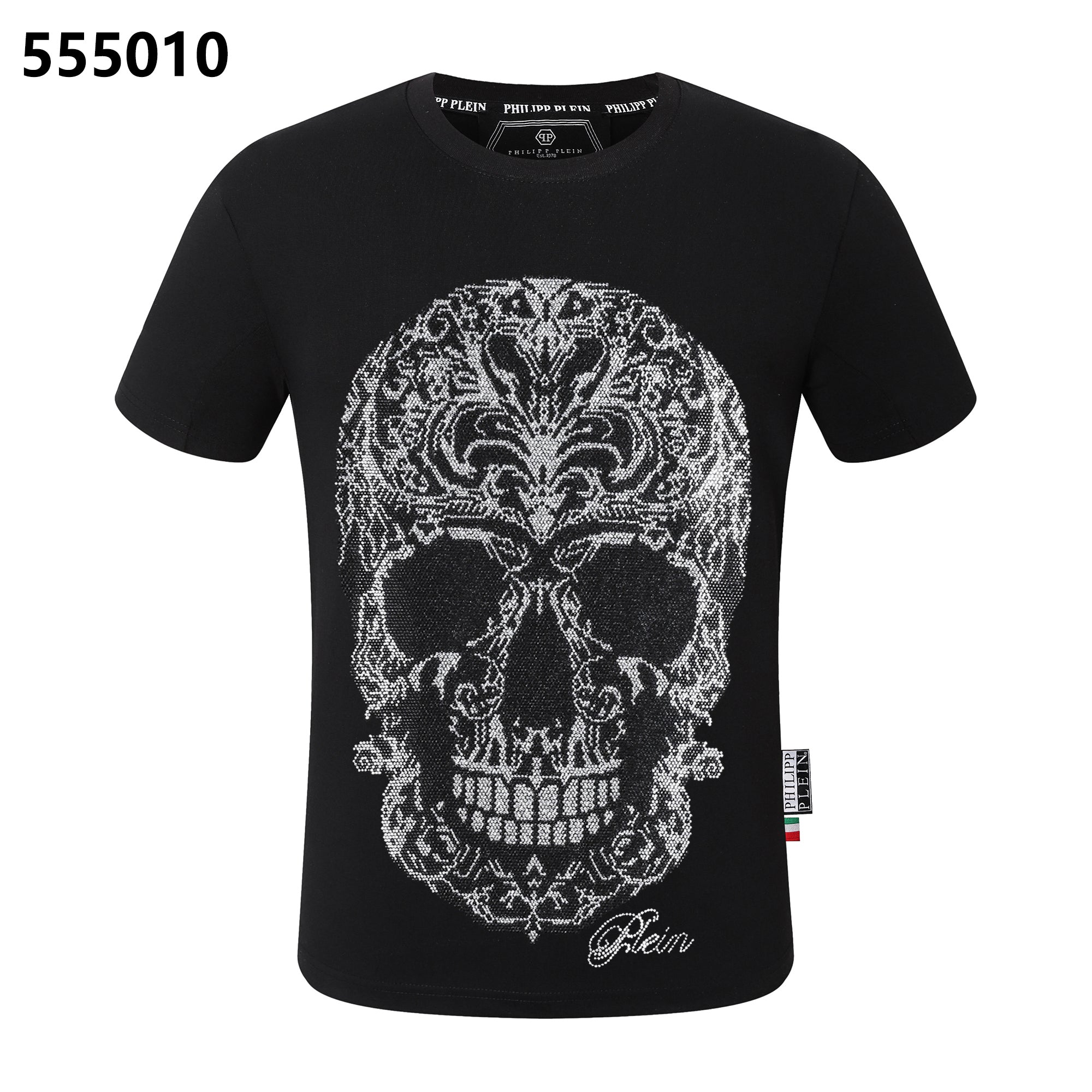 PHILIPP PLEIN スカルプリント クルーネック Tシャツ