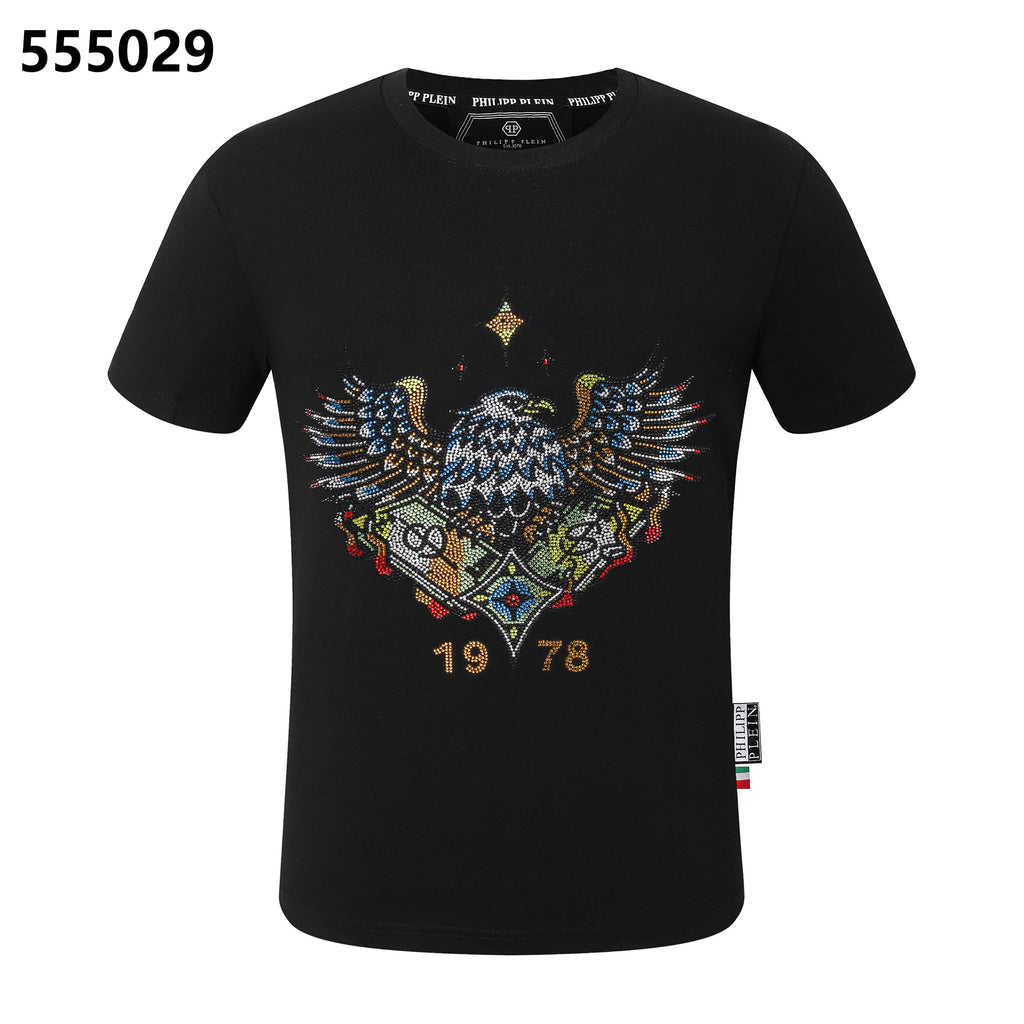 PHILIPP PLEIN イーグルデザイン ラウンドネック Tシャツ