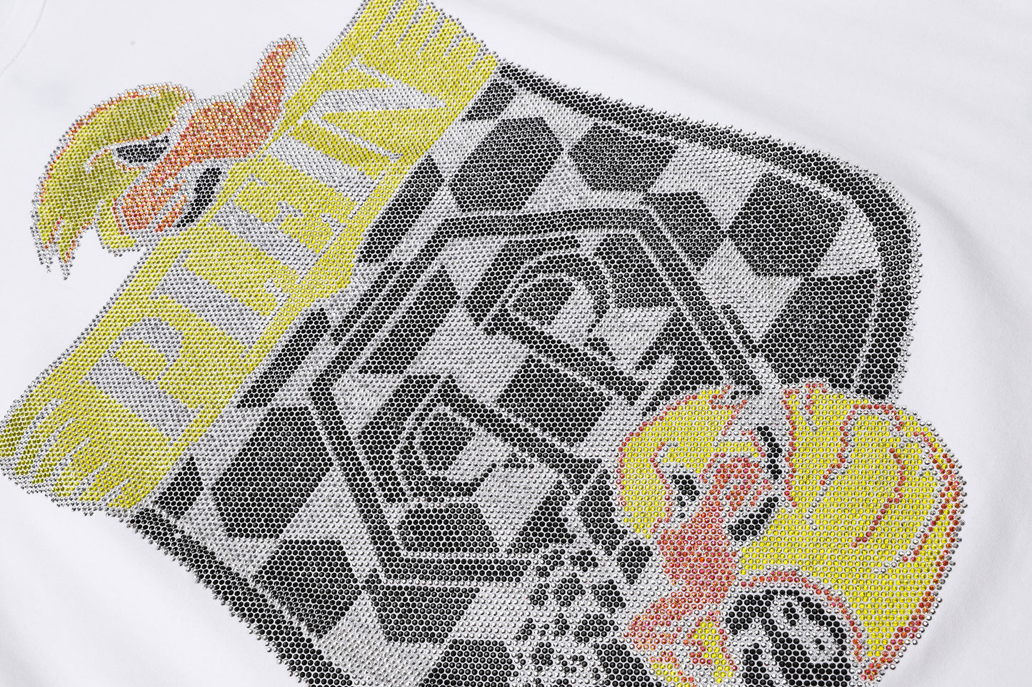 PHILIPP PLEIN Round-Neck T-Shirt with a Little Yellow Duck Design